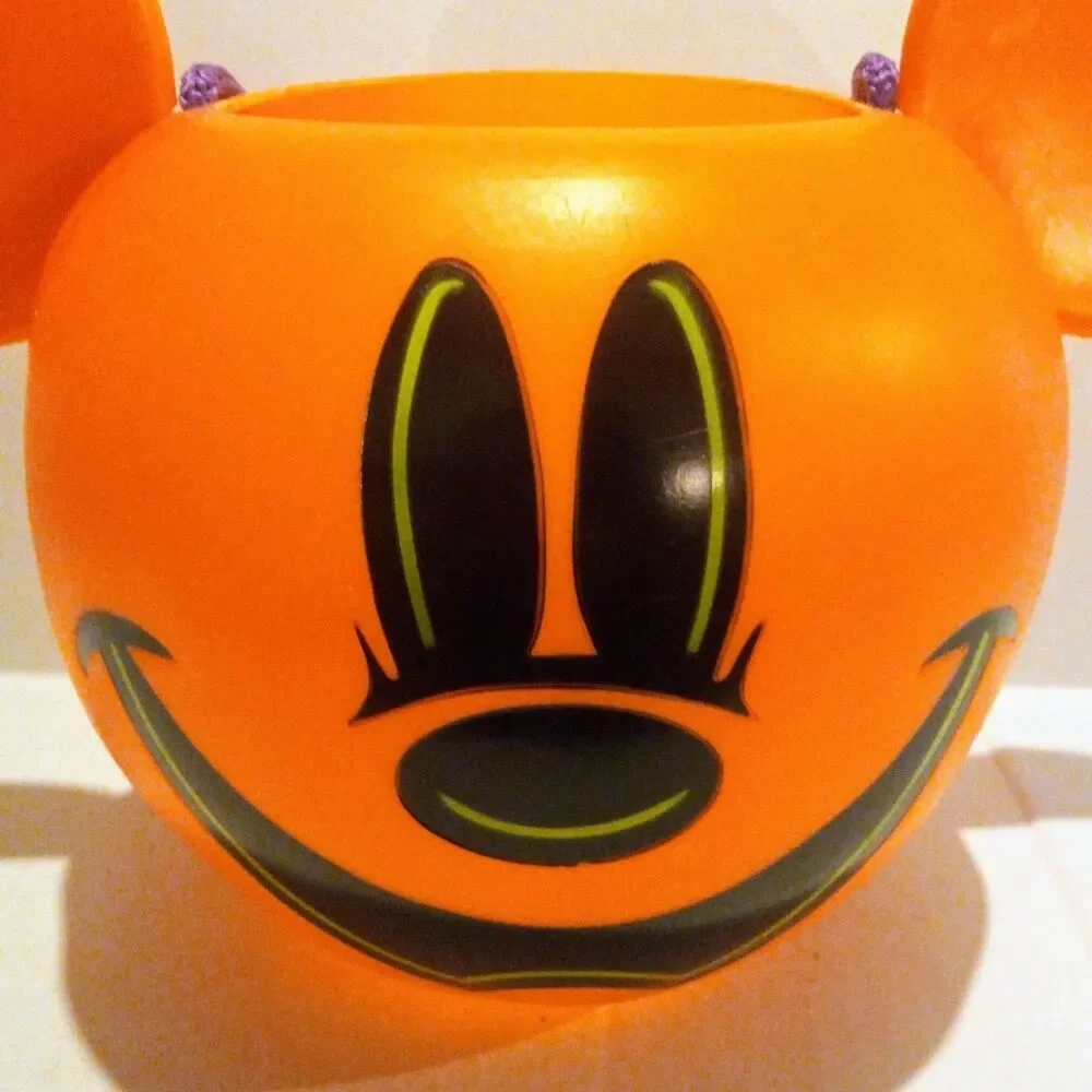 Disney Parks Mickey Mouse Halloween Treat Bucket-2024-Jack O Lantern-Pumpkin